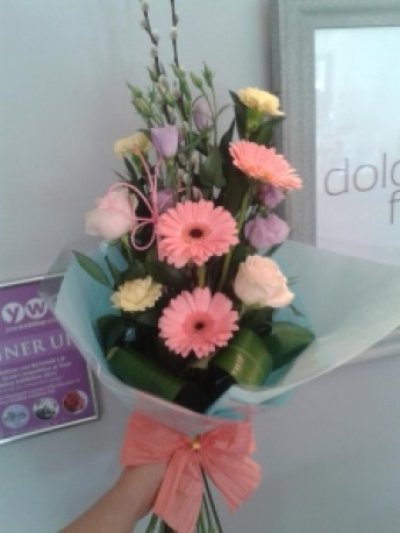 Pastel Front Facing Wrap - A lovely mix of pastel soft colours in a front facing style.